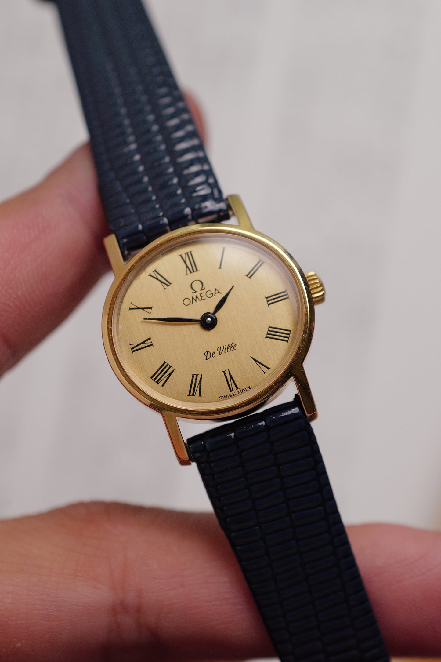Omega "Roman Oval" De-ville Circa. 1970s