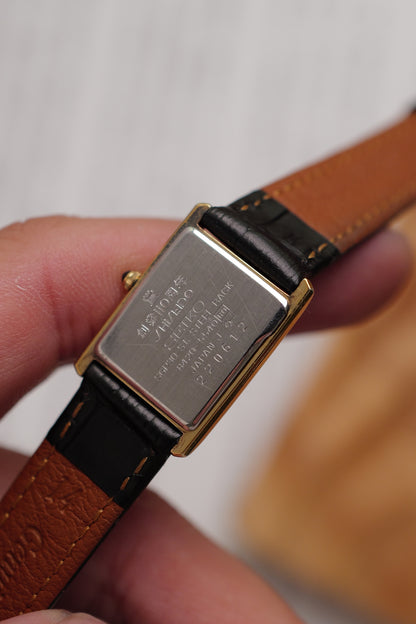 Seiko Exceline Tank Circa. 1982 w/ commermorative engravcing