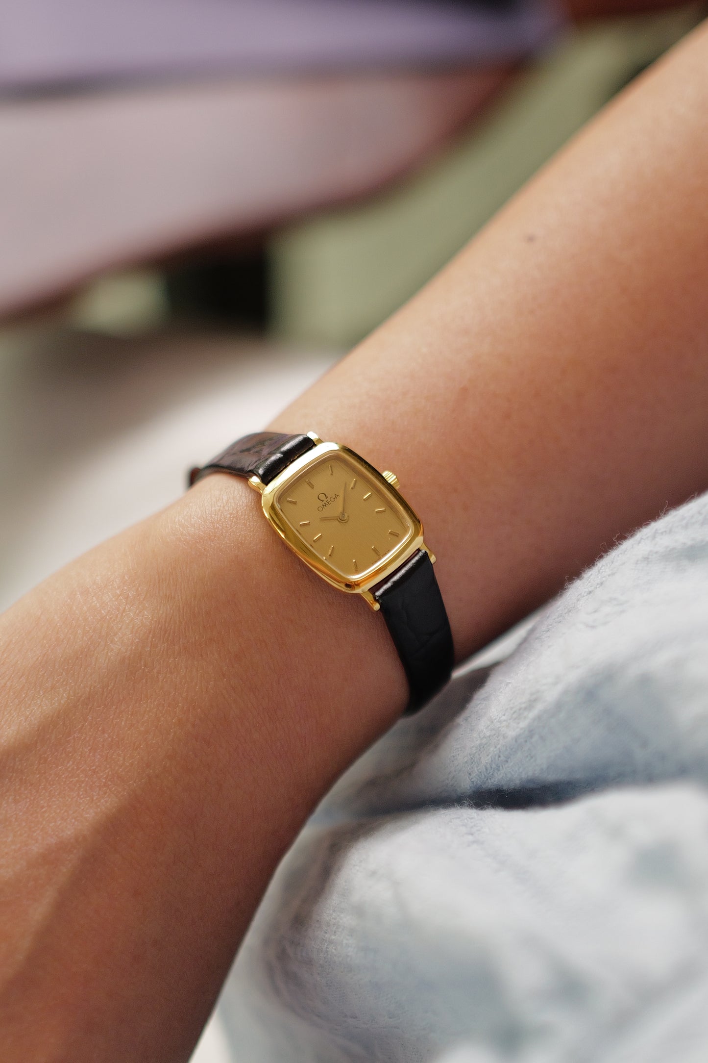Omega Mini-Tonneau "Linen" Circa. 1990s
