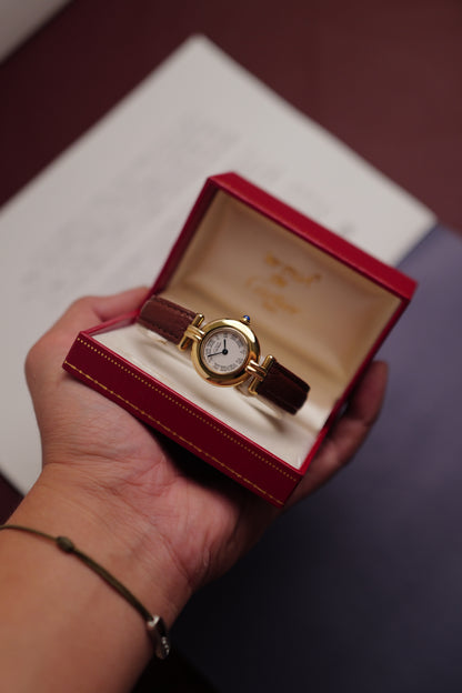 Cartier Colisee "Roman lining" Quartz circa. 1990s