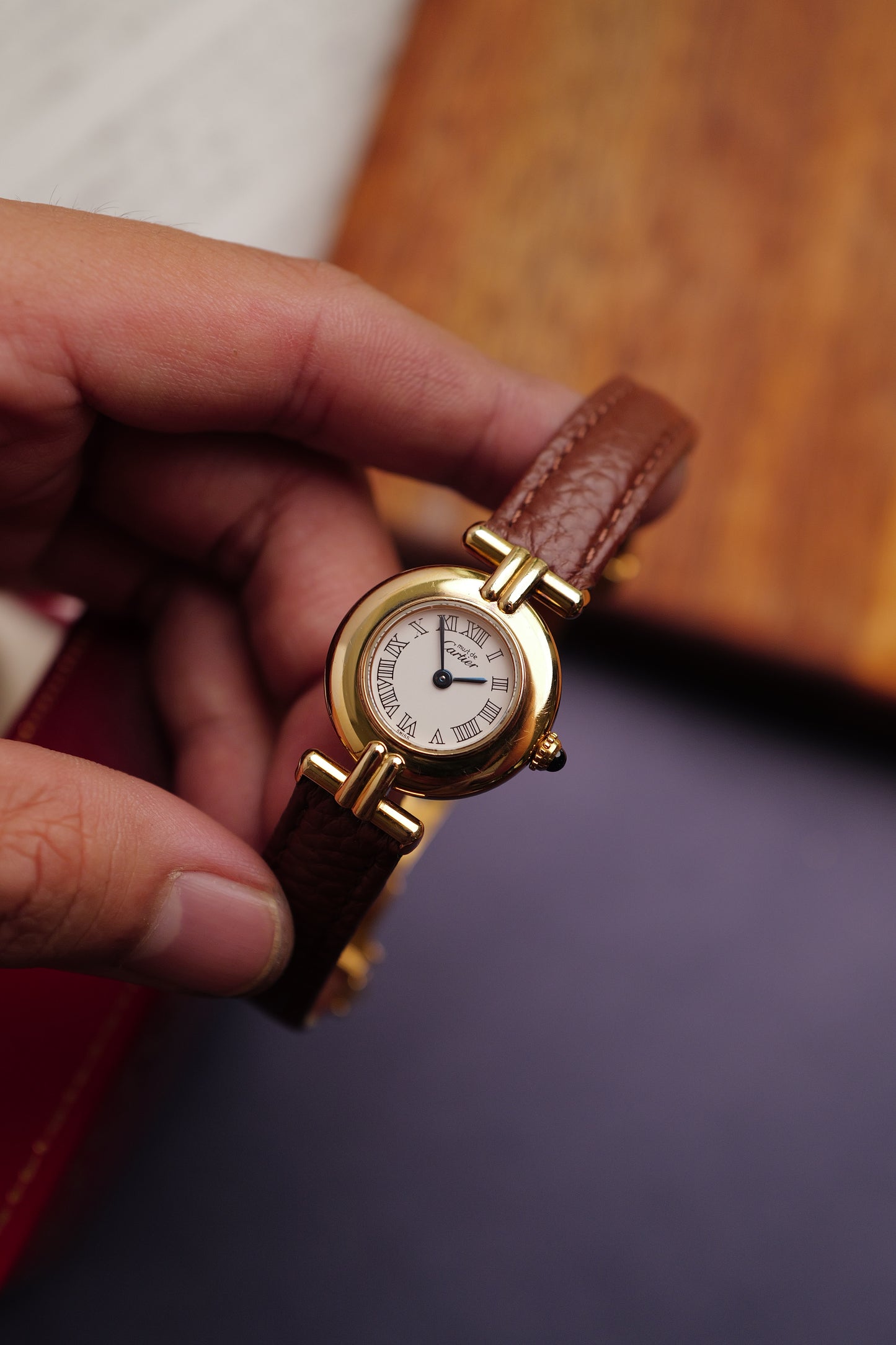 Cartier Colisee "Roman lining" Quartz circa. 1990s