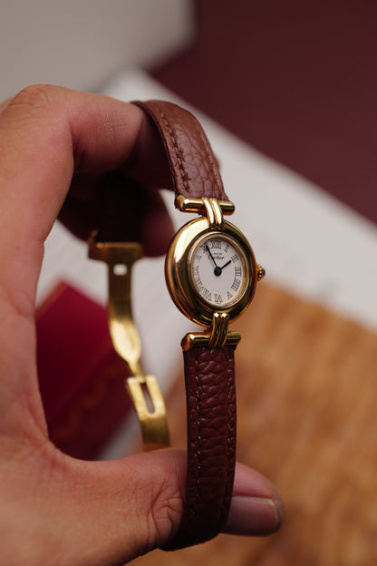 Cartier Colisee "Roman lining" Quartz circa. 1990s