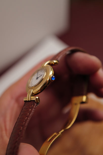 Cartier Colisee "Roman lining" Quartz circa. 1990s