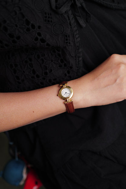 Cartier Colisee "Roman lining" Quartz circa. 1990s
