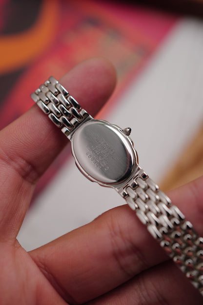 Seiko Exceline "Mother of Pearl Floral" in steel Circa. 1996