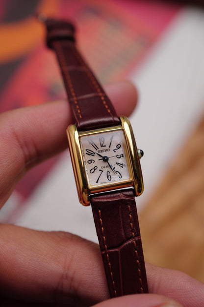 Seiko Exceline Mother of pearl "Exploding Numerals" circa. 1993