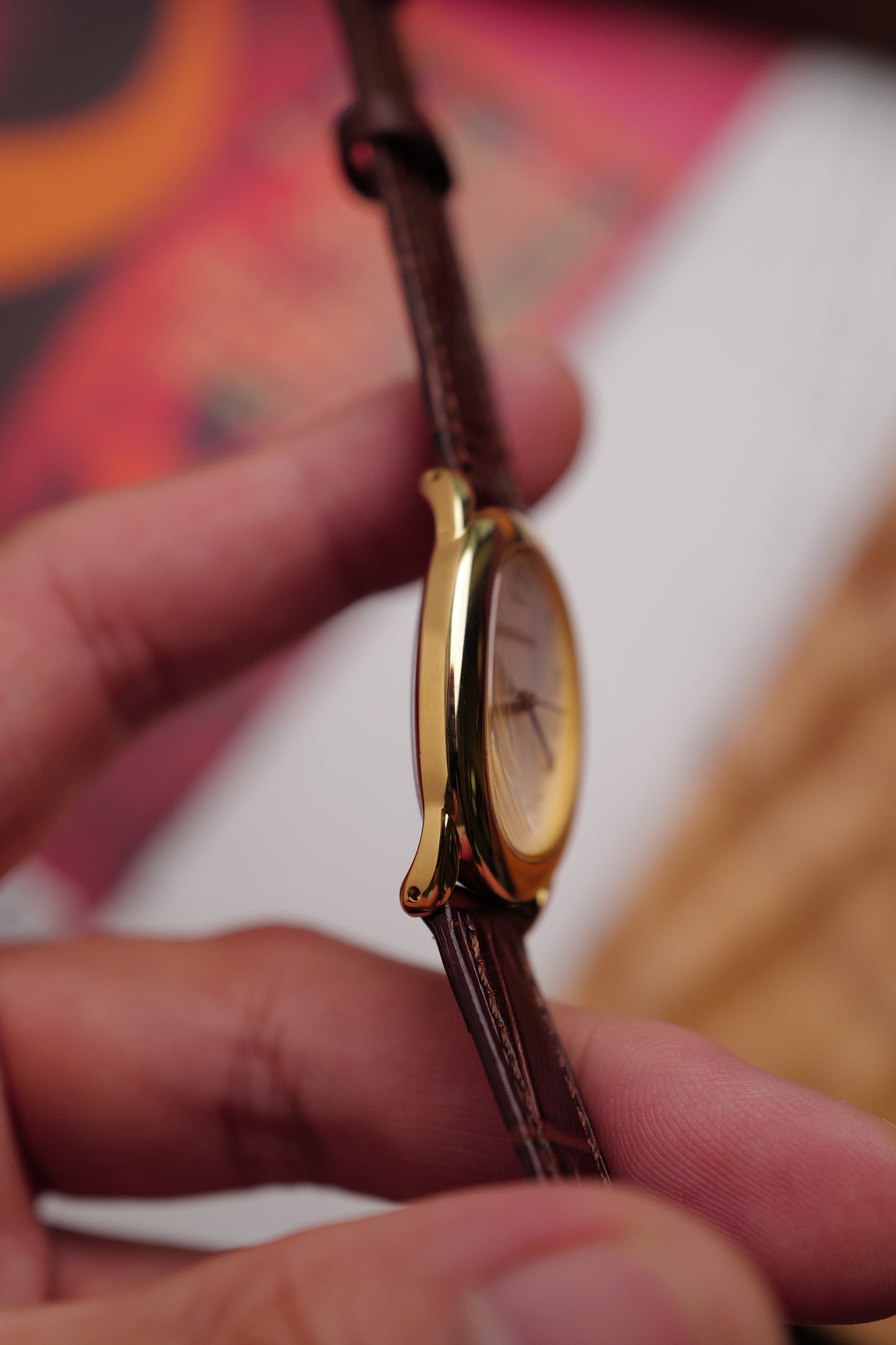 Seiko Ladies "Baignoire" Gold Circa. 1995