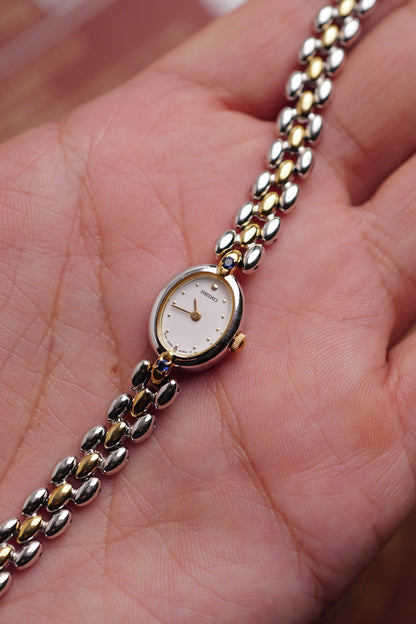 Seiko mini Oval "Sapphire" 2 tone Circa.1997