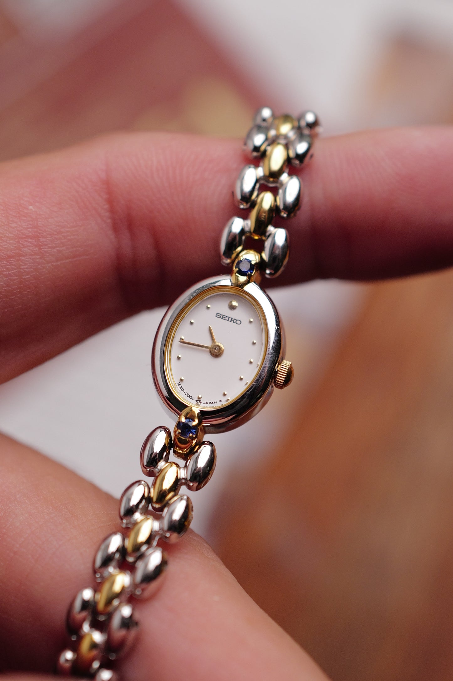 Seiko mini Oval "Sapphire" 2 tone Circa.1997