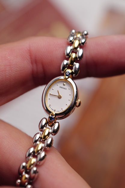 Seiko mini Oval "Sapphire" 2 tone Circa.1997