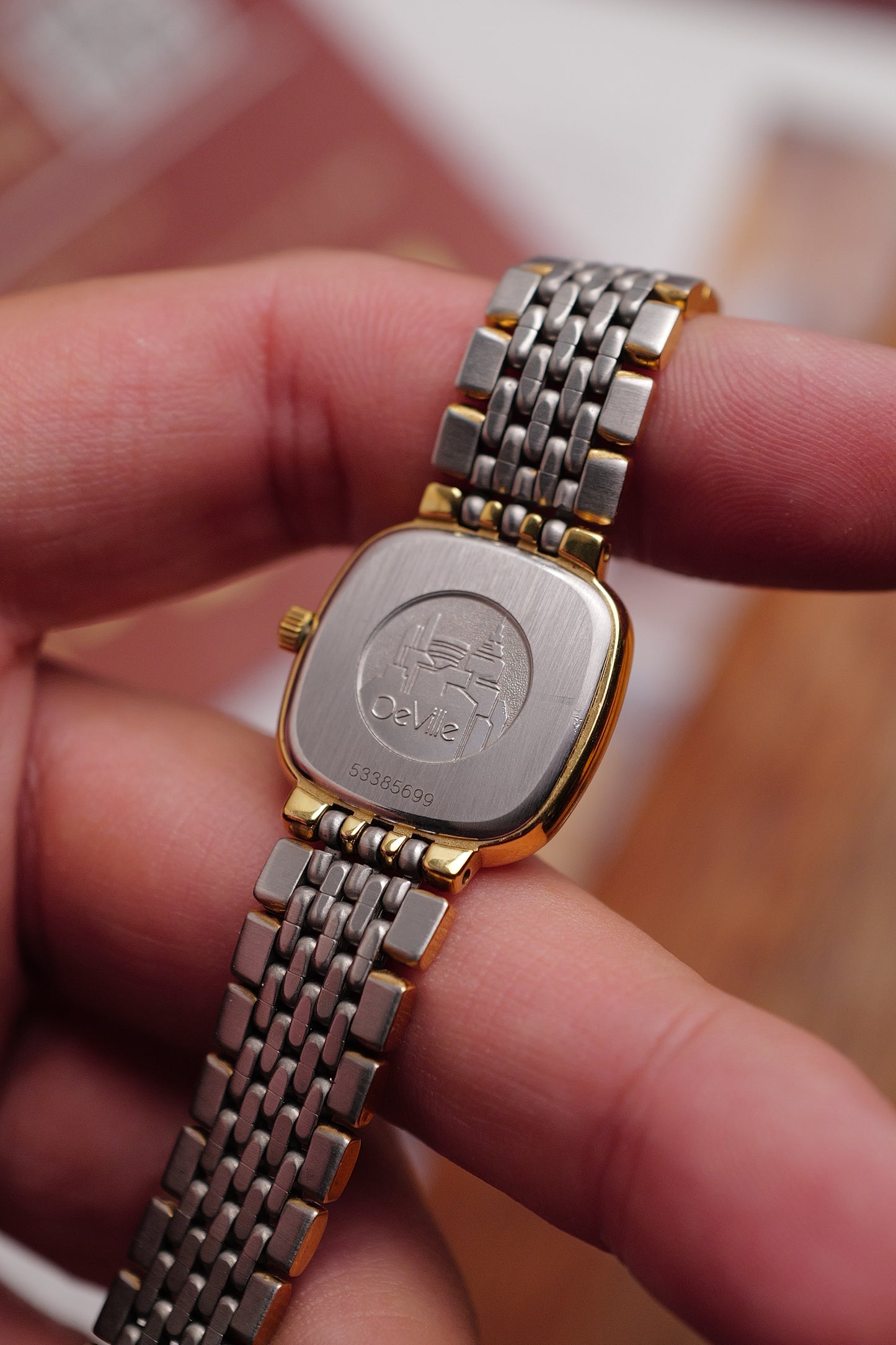 Omega De-ville "Roman Cushion" Quartz Circa. 1990