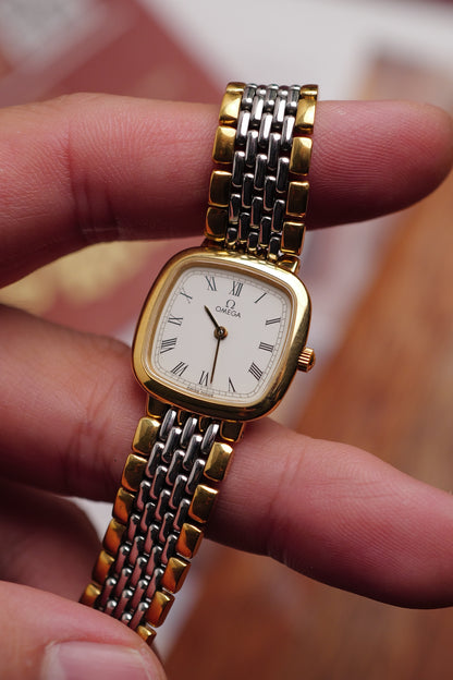 Omega De-ville "Roman Cushion" Quartz Circa. 1990