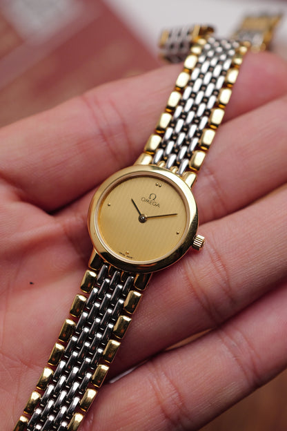 Ladies Omega De-ville "linen" Circa. 1990