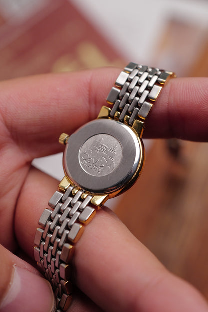 Ladies Omega De-ville "linen" Circa. 1990