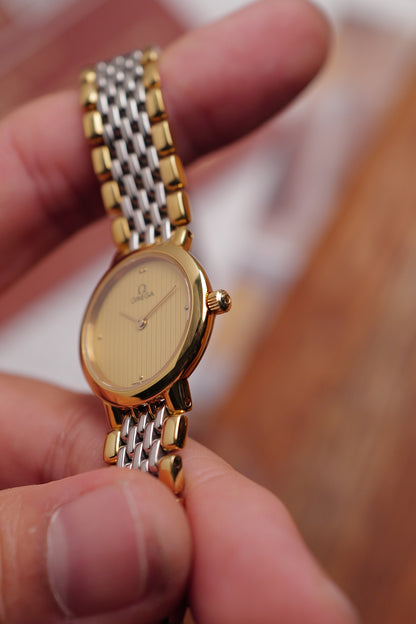 Ladies Omega De-ville "linen" Circa. 1990