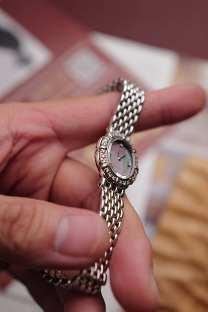 Seiko Exceline "Diamond petals" Mother of pearl circa. 1990