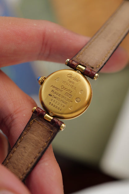 Cartier Vendome SM "Classic Lemon" Circa. 1980s w/ box