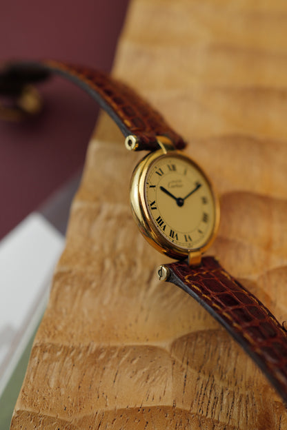 Cartier Vendome SM "Classic Lemon" Circa. 1980s w/ box