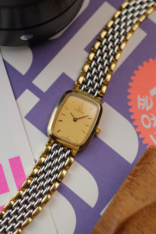 Omega De-ville "Classic Roman 2 tone" Circa. 1990s