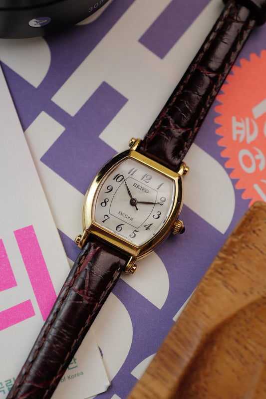 Seiko Exceline "Tortue" Mother of Pearl Circa. 1991