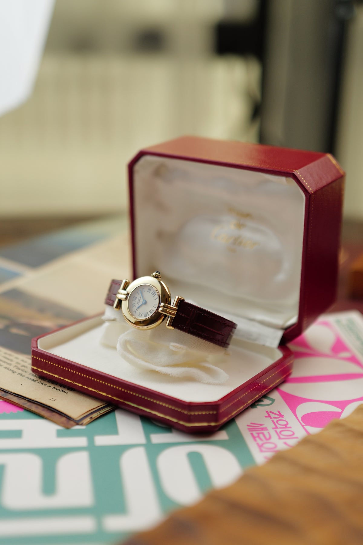 Cartier Colisee "Classic" Quartz Circa. 1980s w/ original box