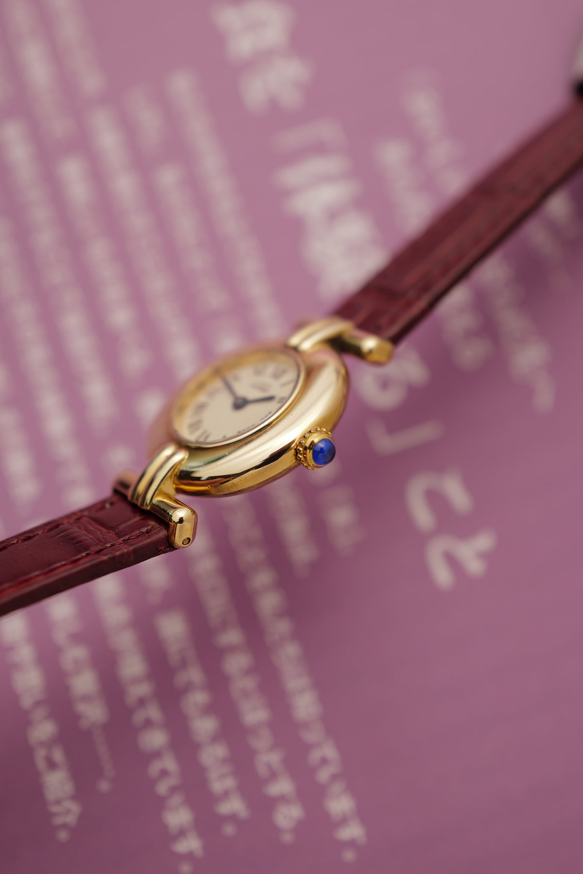 Cartier Colisee "Classic" Quartz Circa. 1980s w/ original box & Custom Bracelet