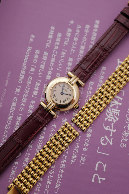 Cartier Colisee "Classic" Quartz Circa. 1980s w/ original box & Custom Bracelet