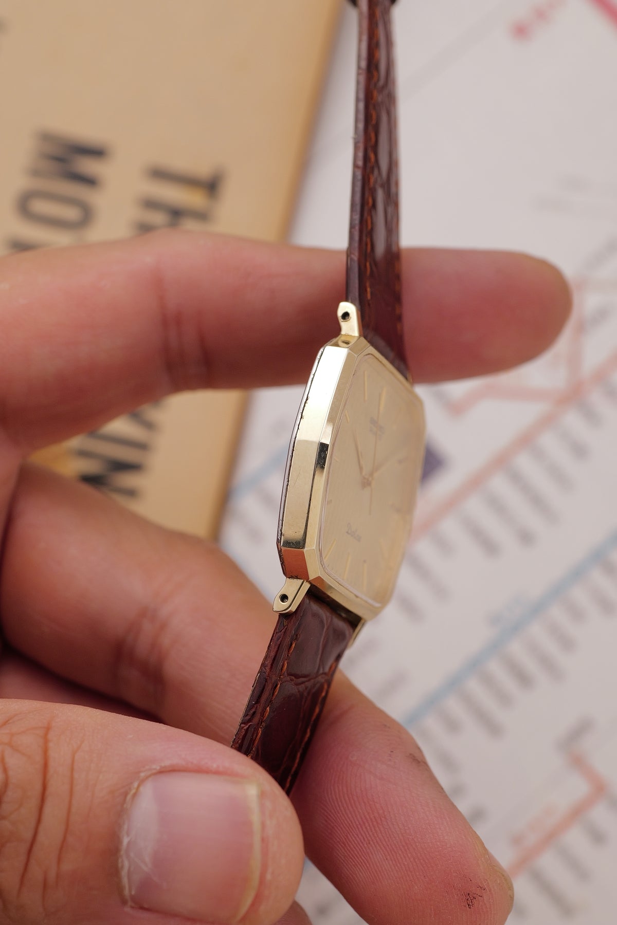 Seiko Dolce "Octa Tapestry Dial" Circa. 1987