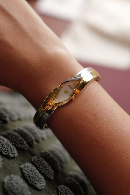 Seiko Bangle "2-tone" Circa. 1990s