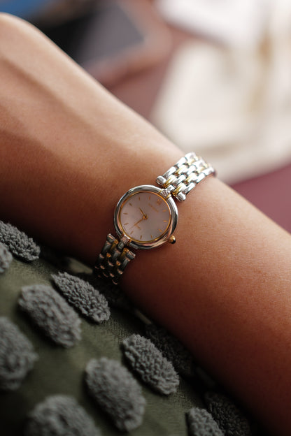 Seiko Exceline "Mother of Pearl 2-tone" Circa. 1993