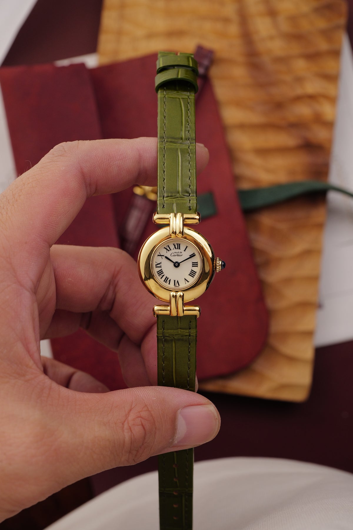 Cartier Colisee "Classic" Quartz Circa. 1980s w/ Full set & Custom Bracelet