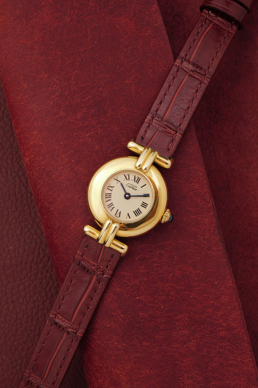 Cartier Colisee "Classic" Quartz Circa. 1980s w/ Box & Custom Bracelet