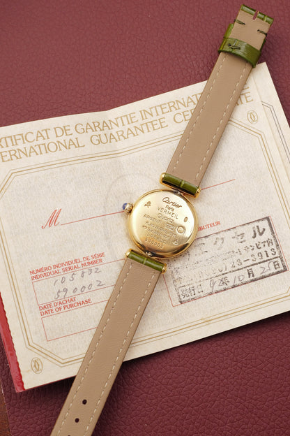 Cartier Colisee "Classic" Quartz Circa. 1980s w/ Full set & Custom Bracelet