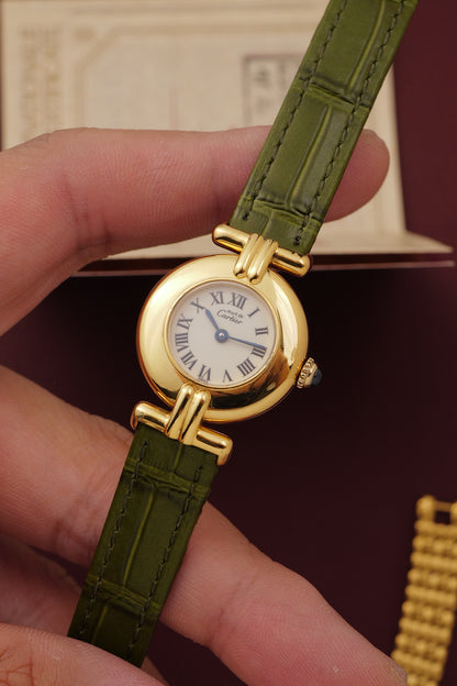 Cartier Colisee "Classic" Quartz Circa. 1980s w/ Full set & Custom Bracelet