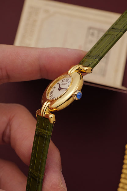 Cartier Colisee "Classic" Quartz Circa. 1980s w/ Full set & Custom Bracelet