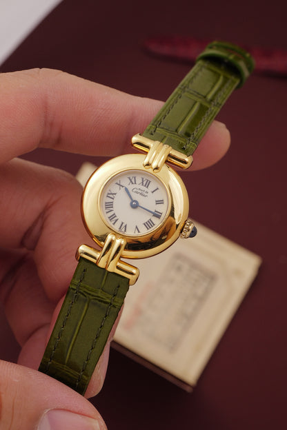 Cartier Colisee "Classic" Quartz Circa. 1980s w/ Full set & Custom Bracelet