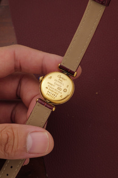 Cartier Colisee "Classic" Quartz Circa. 1980s w/ Box & Custom Bracelet