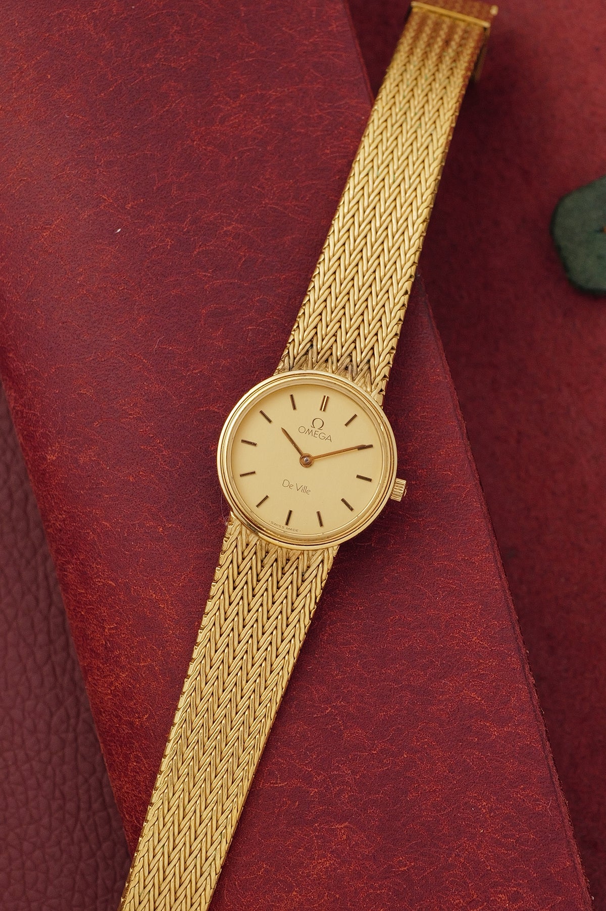 Omega De-ville integrated Bracelet Circa. 1980s