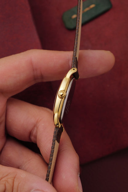Seiko Ladies "Baignoire" Gold Circa. 1995