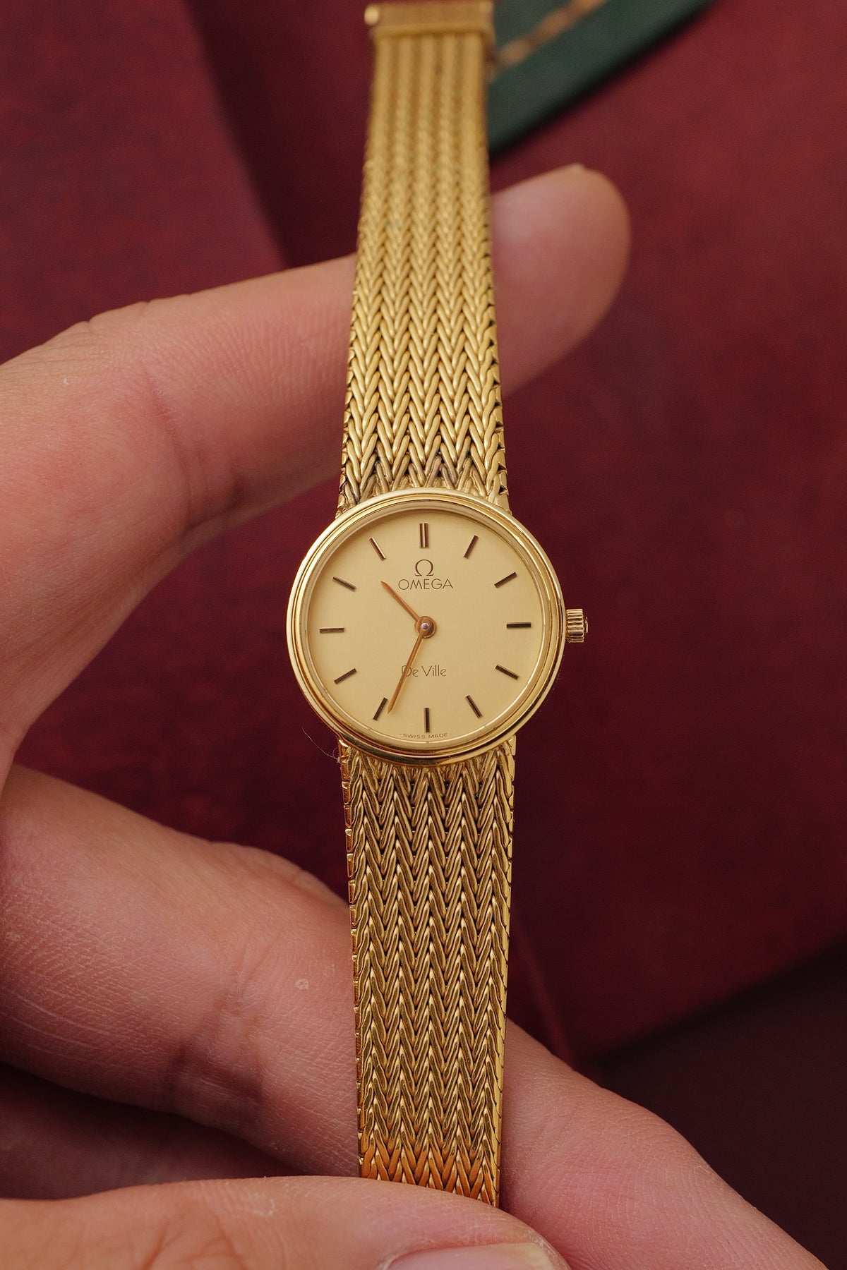 Omega De-ville integrated Bracelet Circa. 1980s