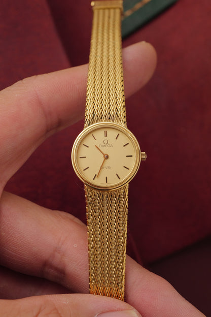 Omega De-ville integrated Bracelet Circa. 1980s