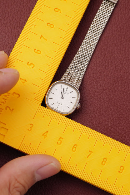 Longines "Cushion" Integrated Bracelet w/ Adjustable Buckle Circa. 1990s