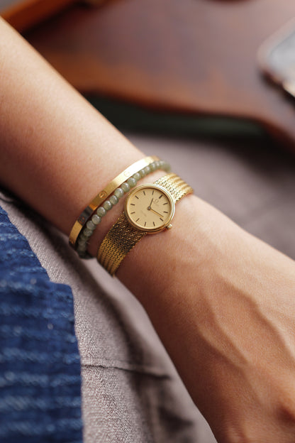 Omega De-ville integrated Bracelet Circa. 1980s