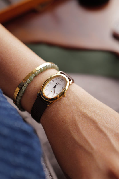 Seiko Ladies "Baignoire" Gold Circa. 1995