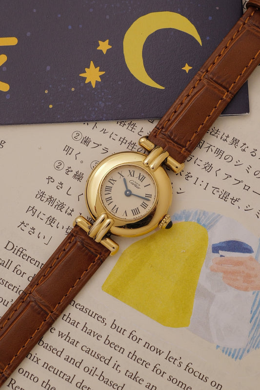 Cartier Colisee "Classic" Quartz Circa. 1980s w/ Box & Custom Bracelet