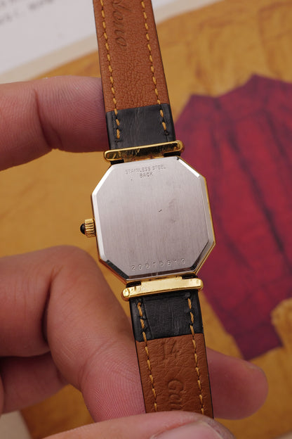 Longines "Octa Mini" in Black Ref. 3209 Circa. 1970s