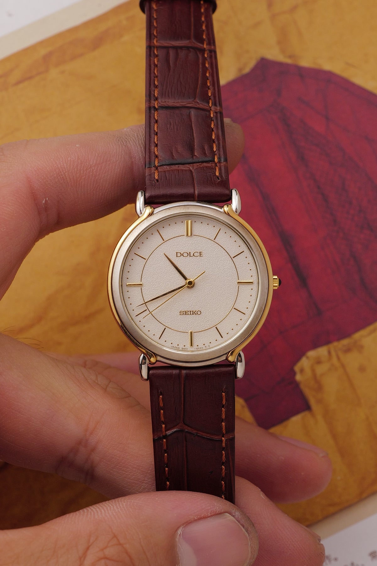 Seiko Dolce Exceline Couple set 7-11 20th anniversary piece. Circa.1990s