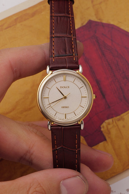 Seiko Dolce Exceline Couple set 7-11 20th anniversary piece. Circa.1990s