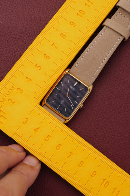 Seiko Quartz Tank "Linen" Circa. 1977