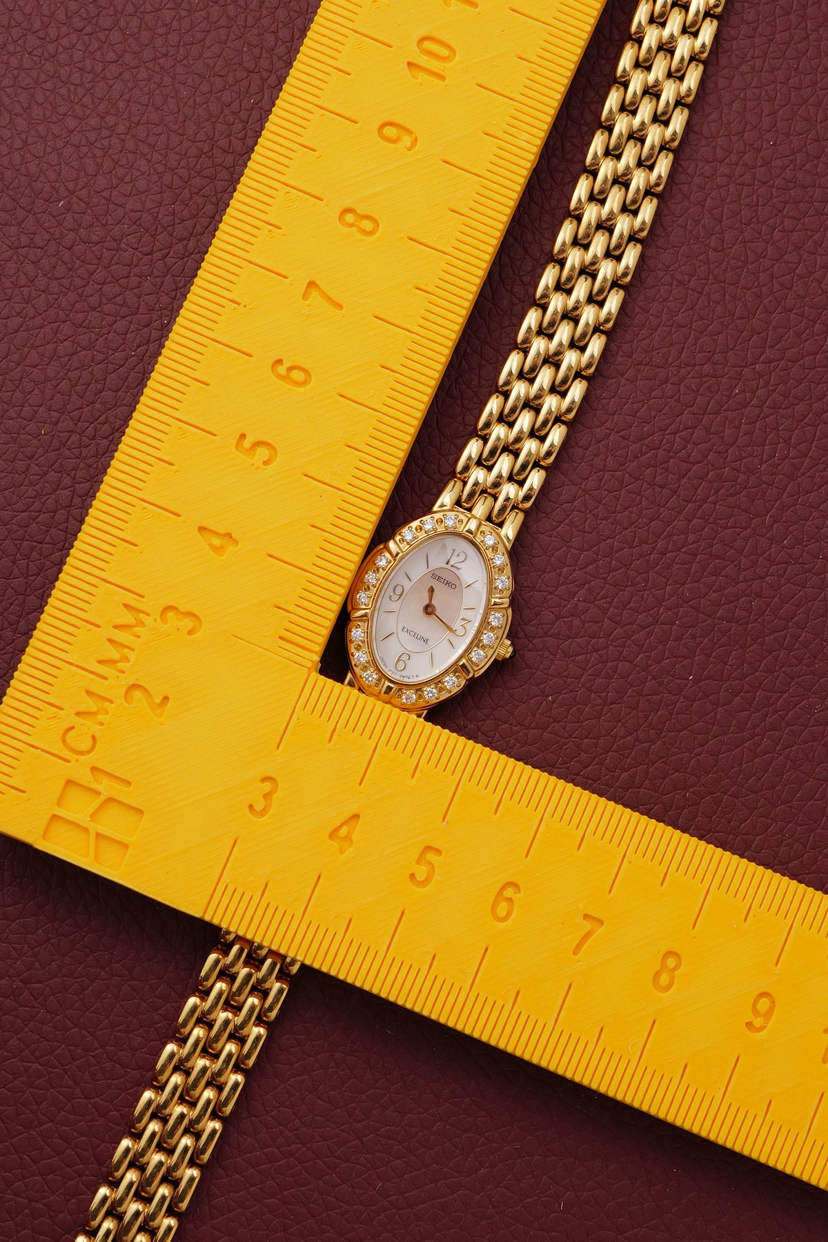 Seiko Exceline "Mother of Pearl Floral" Circa. 1991
